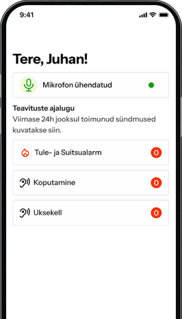 Preview of the Soundfr sound recognition app